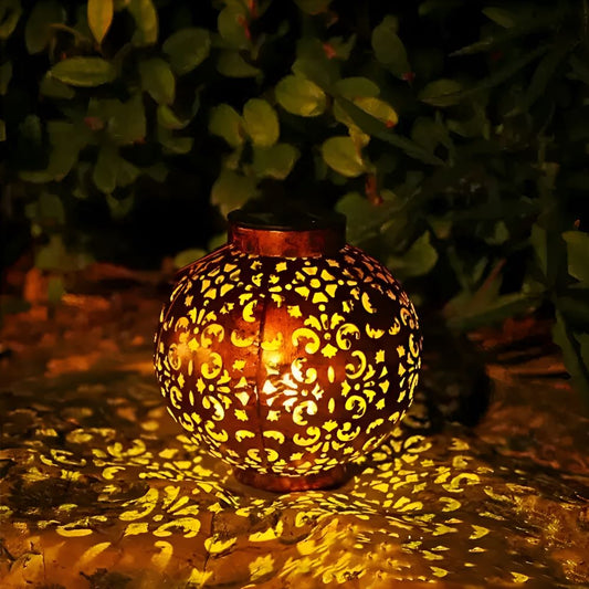 Vivantique™ – Vintage Solar Lampa Zewnętrzna – Wodoodporne oświetlenie ogrodowe